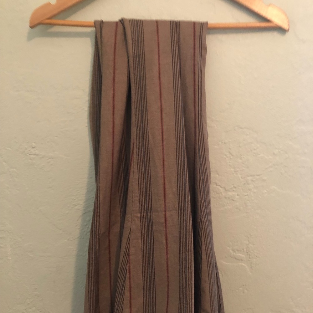 Striped Free People Bell Bottom High Waisted Trouser Pants